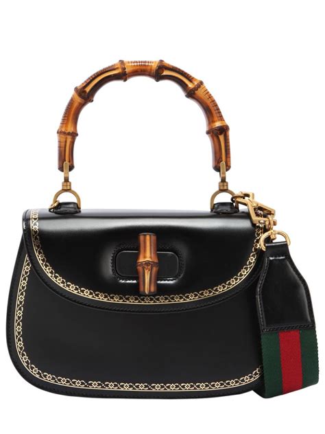 gucci large bamboo top handle|gucci bamboo bag harper's.